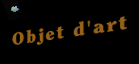 Objet d'art page